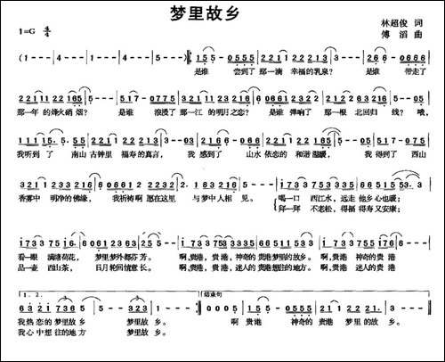 梦里故乡-林超俊词-傅滔曲