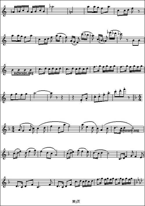 春节序曲-民族管弦乐名曲主旋律谱、五线谱-其他谱