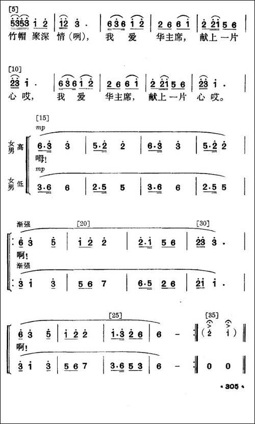 花竹帽献北京-毛难族舞蹈-其他谱