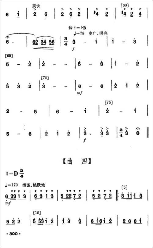 花竹帽献北京-毛难族舞蹈-其他谱