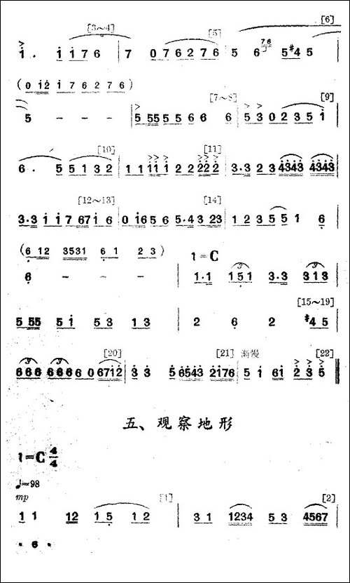夜练-舞蹈音乐主旋律谱-其他谱