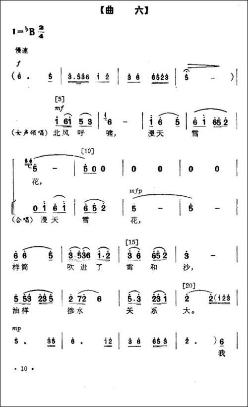 我为祖国采油忙-舞蹈音乐主旋律谱-其他谱