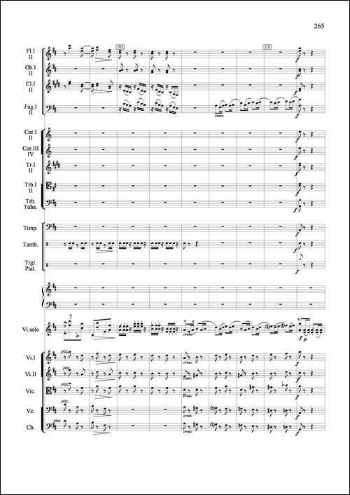 满江红幻想曲-小提琴与管弦乐队-其他谱