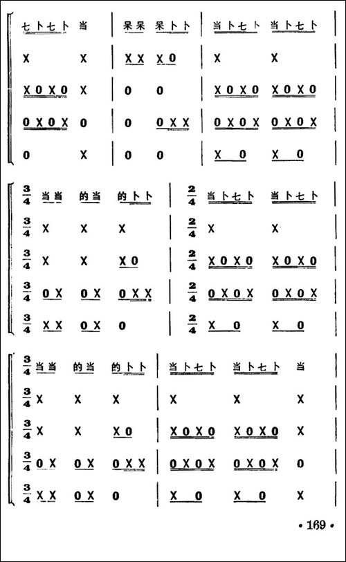 一字清-打击乐合奏-其他谱