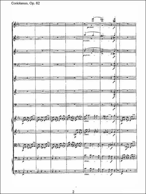 Coriolanus，Op.62-其他谱
