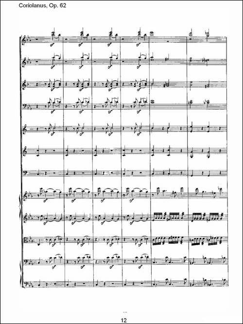 Coriolanus，Op.62-其他谱