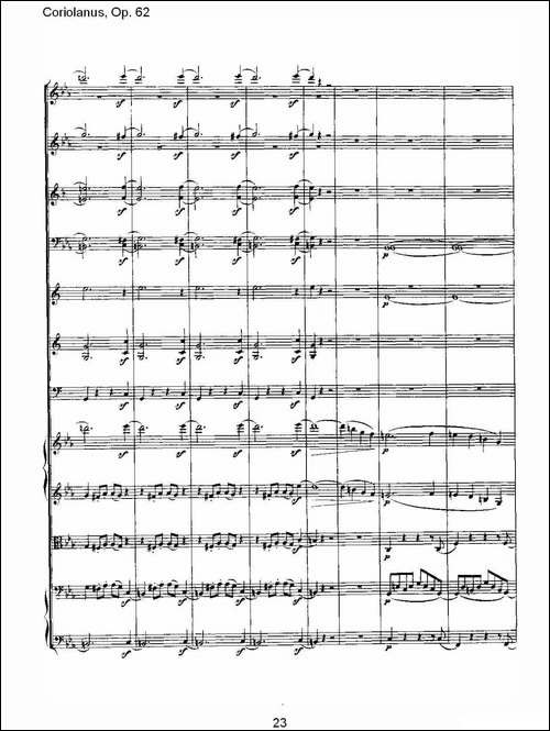 Coriolanus，Op.62-其他谱