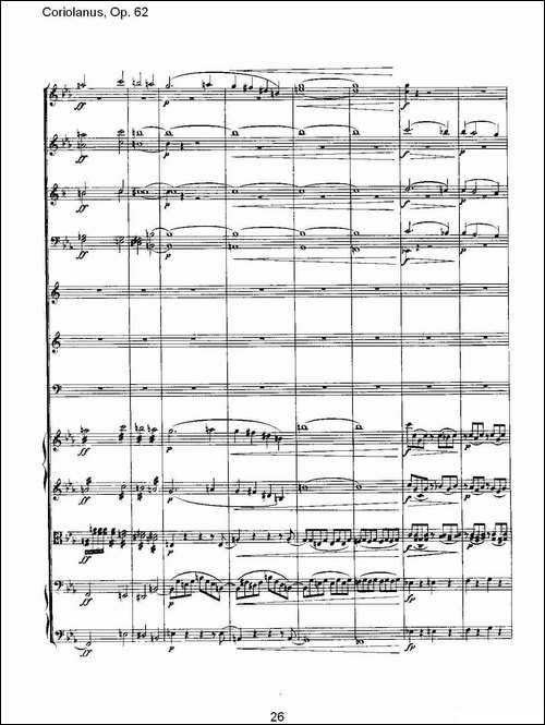 Coriolanus，Op.62-其他谱