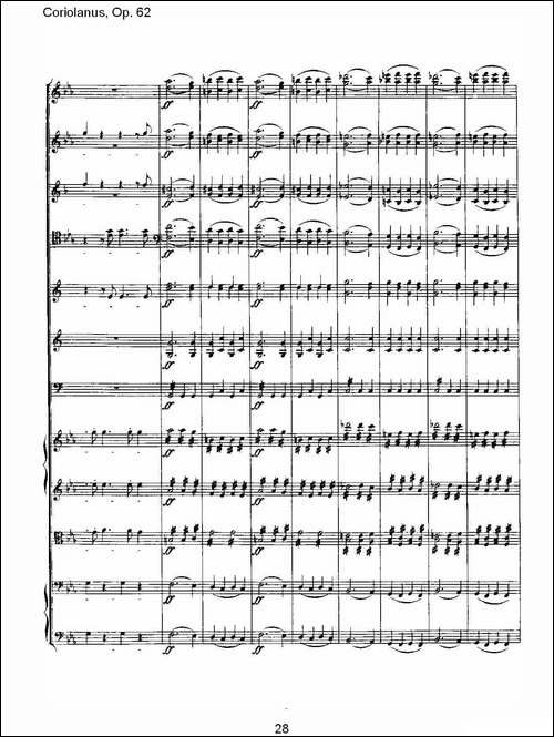 Coriolanus，Op.62-其他谱