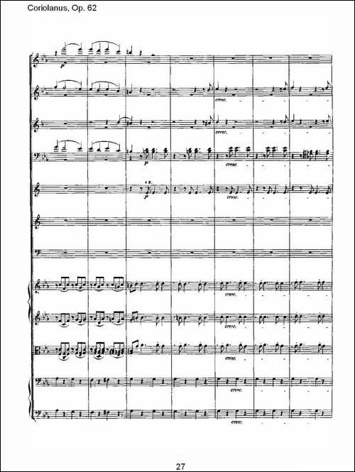 Coriolanus，Op.62-其他谱