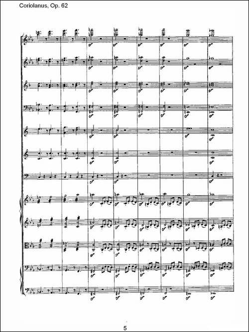 Coriolanus，Op.62-其他谱