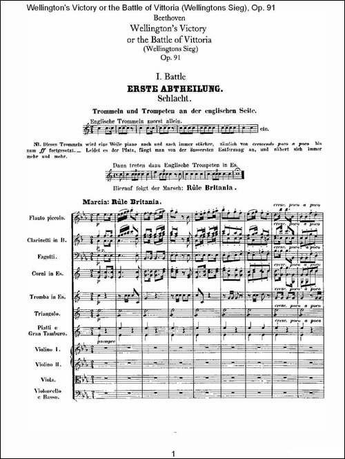 Wellingtons-Sieg--Op.91-第一乐章-一-其他谱