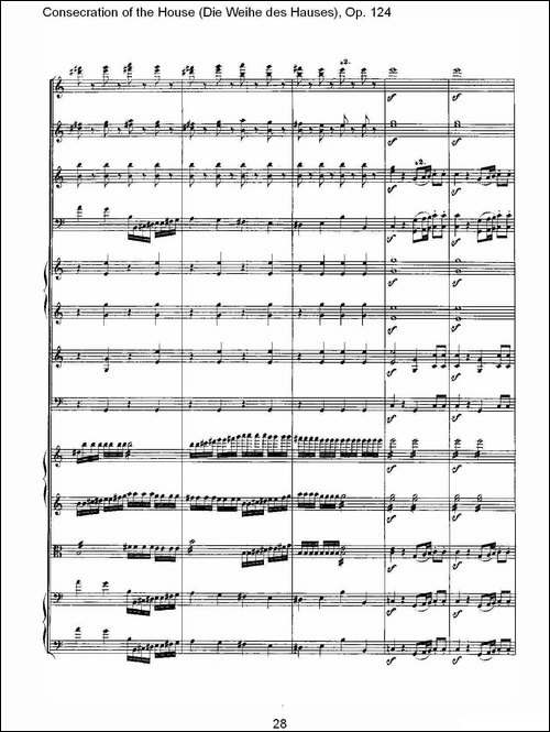 Consecration-of-the-House-Die-Weihe-des-Hauses,--其他谱