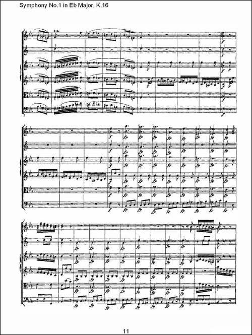 Symphony-No.1-in-Eb-Major，K.16-Eb大调第一交响曲K.16-其他谱