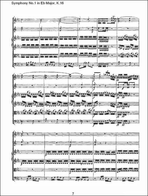 Symphony-No.1-in-Eb-Major，K.16-Eb大调第一交响曲K.16-其他谱