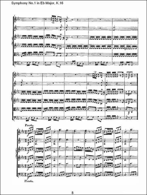 Symphony-No.1-in-Eb-Major，K.16-Eb大调第一交响曲K.16-其他谱