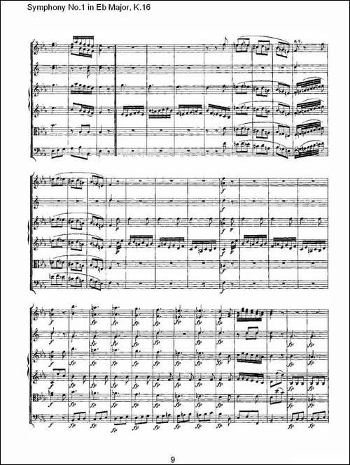 Symphony-No.1-in-Eb-Major，K.16-Eb大调第一交响曲K.16-其他谱