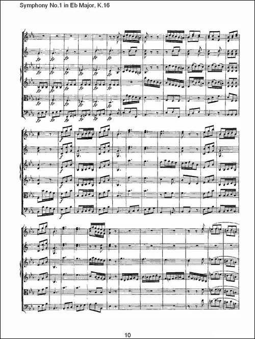 Symphony-No.1-in-Eb-Major，K.16-Eb大调第一交响曲K.16-其他谱