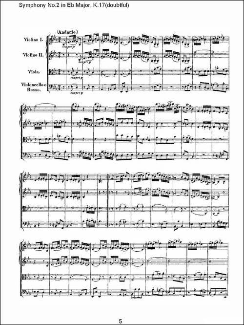 Symphony-No.2-in-Bb-Major-doubtful，K.1-其他谱