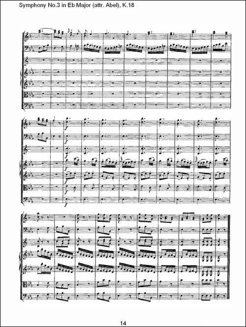 Symphony-No.3-in-Eb-Major-attr.-Abel，-K.1-其他谱
