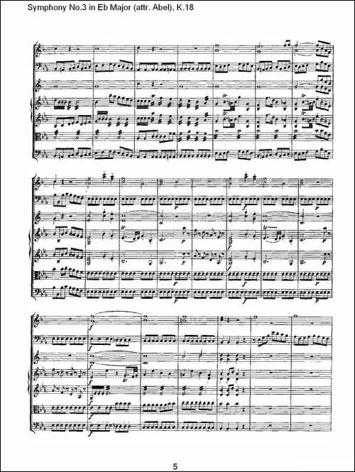 Symphony-No.3-in-Eb-Major-attr.-Abel，-K.1-其他谱