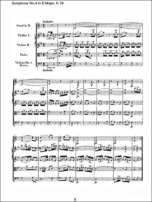 Symphony-No.4-in-D-Major,-K.19-Ｄ大调第四交响曲K.19-其他谱