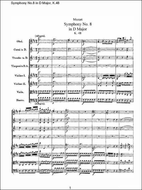 Symphony-No.8-in-D-Major,-K.48-D大调第八交响曲K.48-其他谱