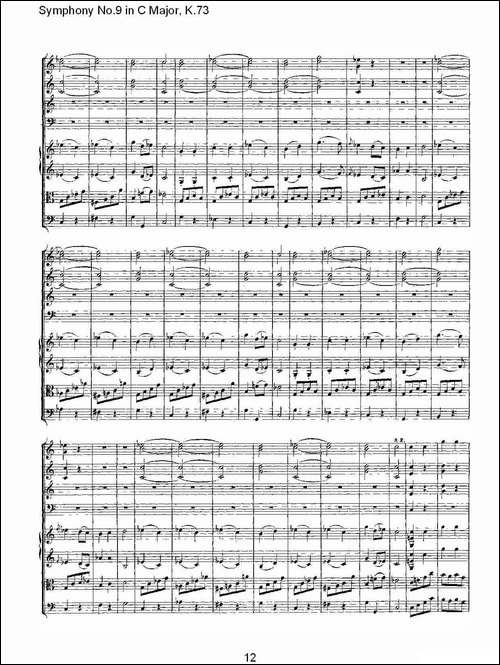 Symphony-No.9-in-C-Major,-K.73-C大调第九交响曲K.73-其他谱