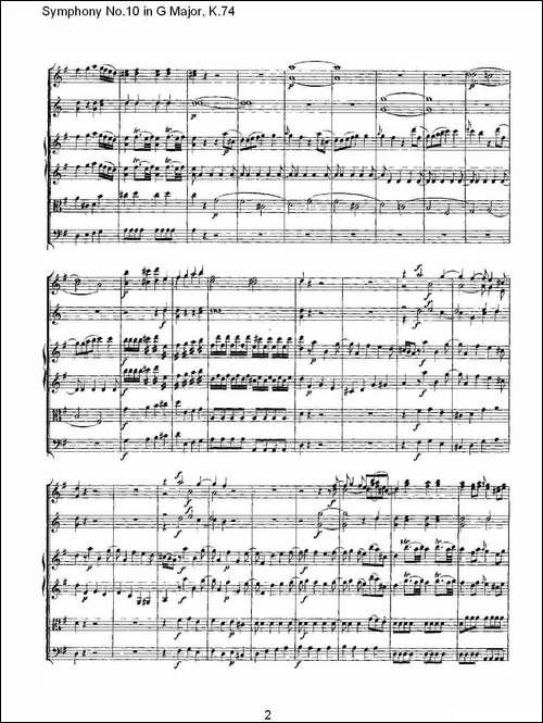 Symphony-No.10-in-G-Major,-K.74-G大调第十交响曲K.74-其他谱