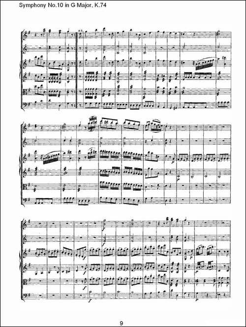 Symphony-No.10-in-G-Major,-K.74-G大调第十交响曲K.74-其他谱