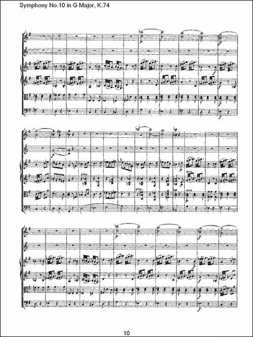 Symphony-No.10-in-G-Major,-K.74-G大调第十交响曲K.74-其他谱