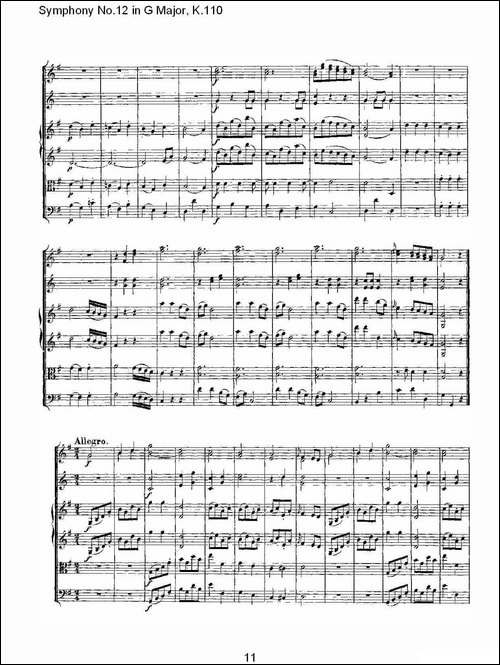 Symphony-No.12-in-G-Major,-K.110-G大调第十二交响曲K.110-其他谱