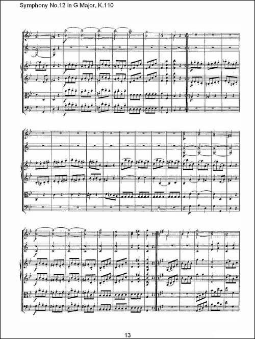Symphony-No.12-in-G-Major,-K.110-G大调第十二交响曲K.110-其他谱