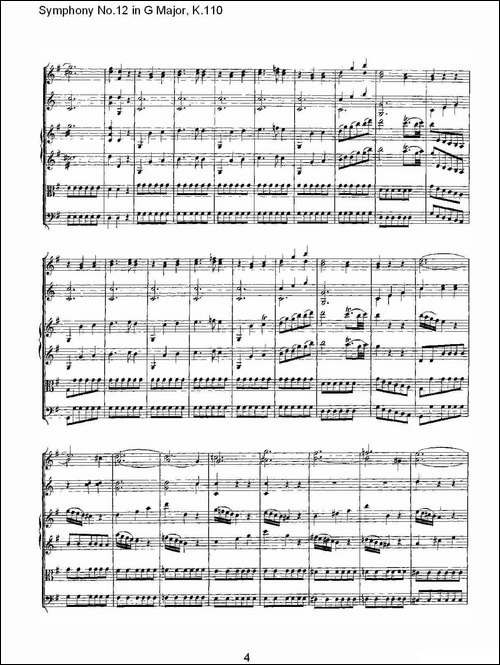 Symphony-No.12-in-G-Major,-K.110-G大调第十二交响曲K.110-其他谱
