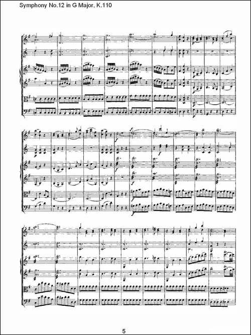 Symphony-No.12-in-G-Major,-K.110-G大调第十二交响曲K.110-其他谱