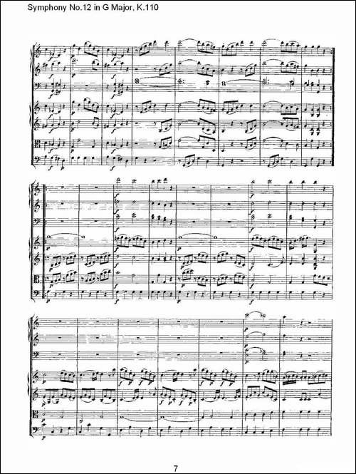 Symphony-No.12-in-G-Major,-K.110-G大调第十二交响曲K.110-其他谱