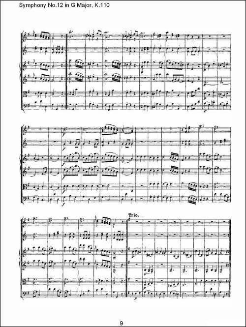 Symphony-No.12-in-G-Major,-K.110-G大调第十二交响曲K.110-其他谱