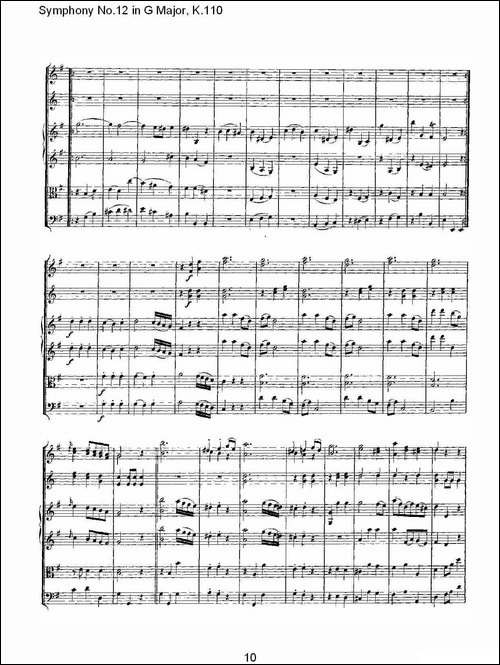 Symphony-No.12-in-G-Major,-K.110-G大调第十二交响曲K.110-其他谱