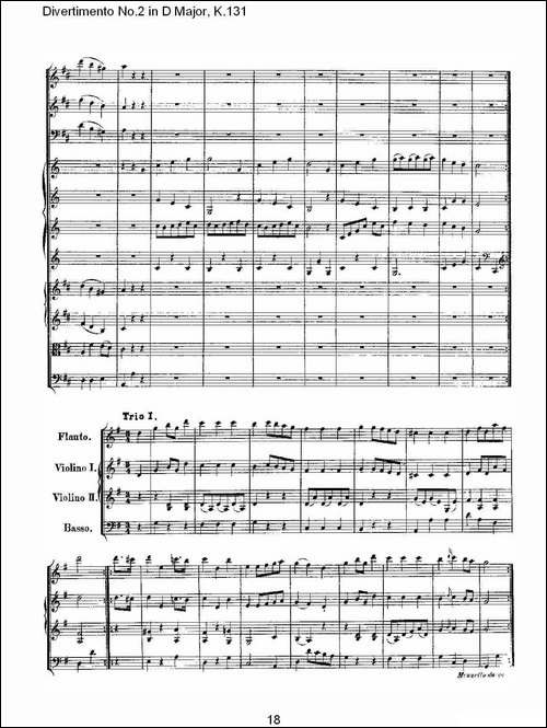 Divertimento-No.2-in-D-Major,-K.131-D大调第二嬉游曲,K.13-其他谱