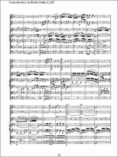 Concerto-No.1-in-Bb-for-Violin,-K.207-Bb调小提琴第一协奏曲-其他谱
