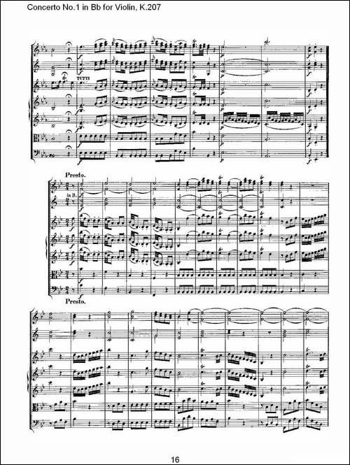 Concerto-No.1-in-Bb-for-Violin,-K.207-Bb调小提琴第一协奏曲-其他谱