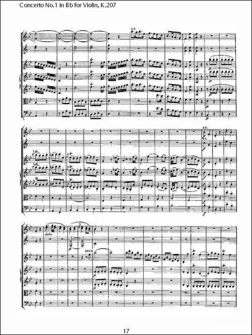 Concerto-No.1-in-Bb-for-Violin,-K.207-Bb调小提琴第一协奏曲-其他谱