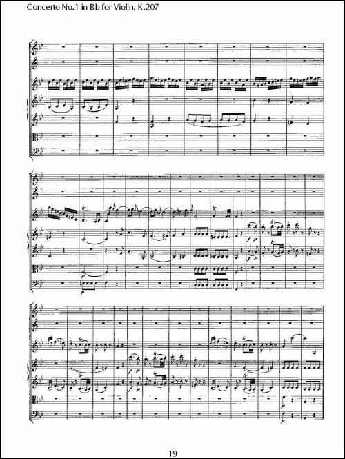 Concerto-No.1-in-Bb-for-Violin,-K.207-Bb调小提琴第一协奏曲-其他谱