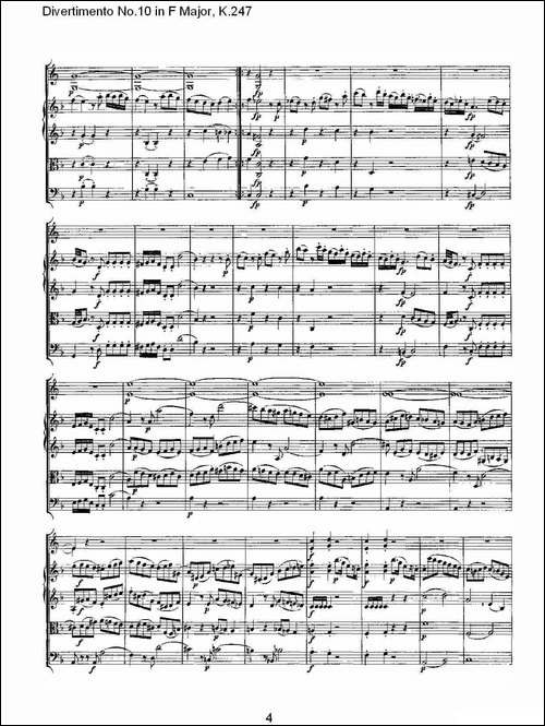 Divertimento-No.10-in-F-Major,-K.247-F大调第十嬉游曲，K.2-其他谱