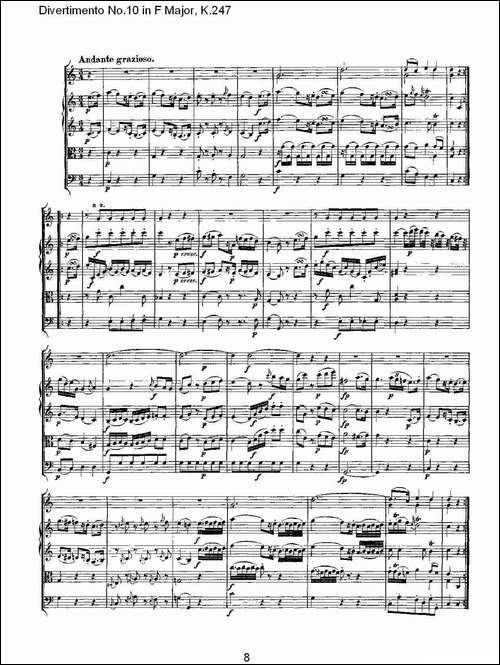 Divertimento-No.10-in-F-Major,-K.247-F大调第十嬉游曲，K.2-其他谱