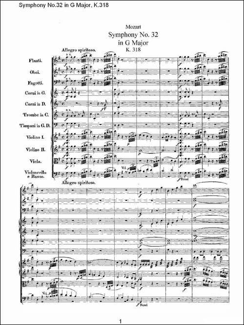 Symphony-No.32-in-G-Major,-K.318-G大调第三十二交响曲K.318-其他谱