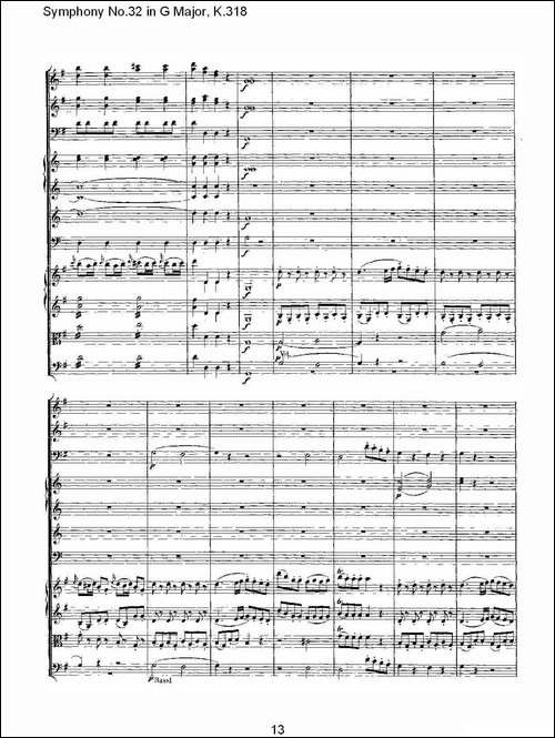 Symphony-No.32-in-G-Major,-K.318-G大调第三十二交响曲K.318-其他谱