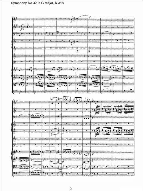 Symphony-No.32-in-G-Major,-K.318-G大调第三十二交响曲K.318-其他谱