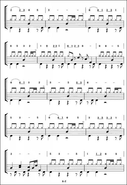 儿童歌曲大联唱-鼓谱-其他谱