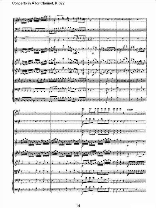 Concerto-in-A-for-Clarinet,-K.622-A调单簧管协奏曲,-K.62-其他谱
